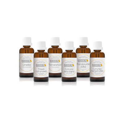 Citrus Aroma set 6 eteričnih olj z leseno škatlo